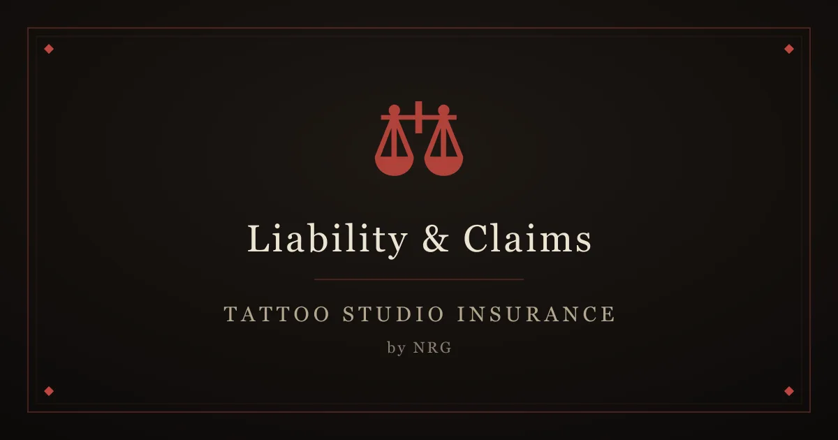 Liability & Claims — Tattoo Studio Insurance by NRG